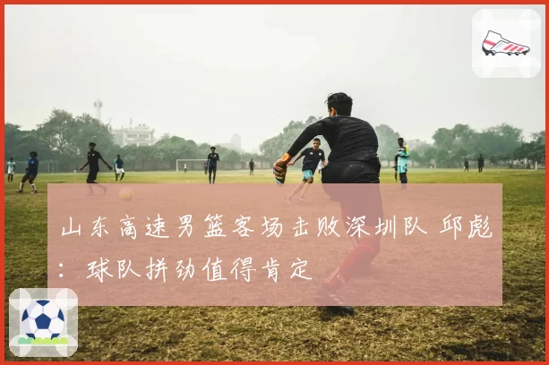 山东高速男篮客场击败深圳队 邱彪：球队拼劲值得肯定