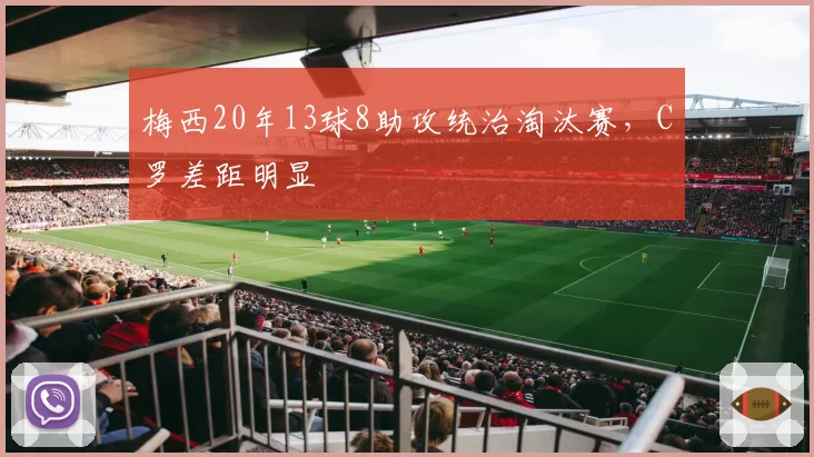梅西20年13球8助攻统治淘汰赛,C罗差距明显